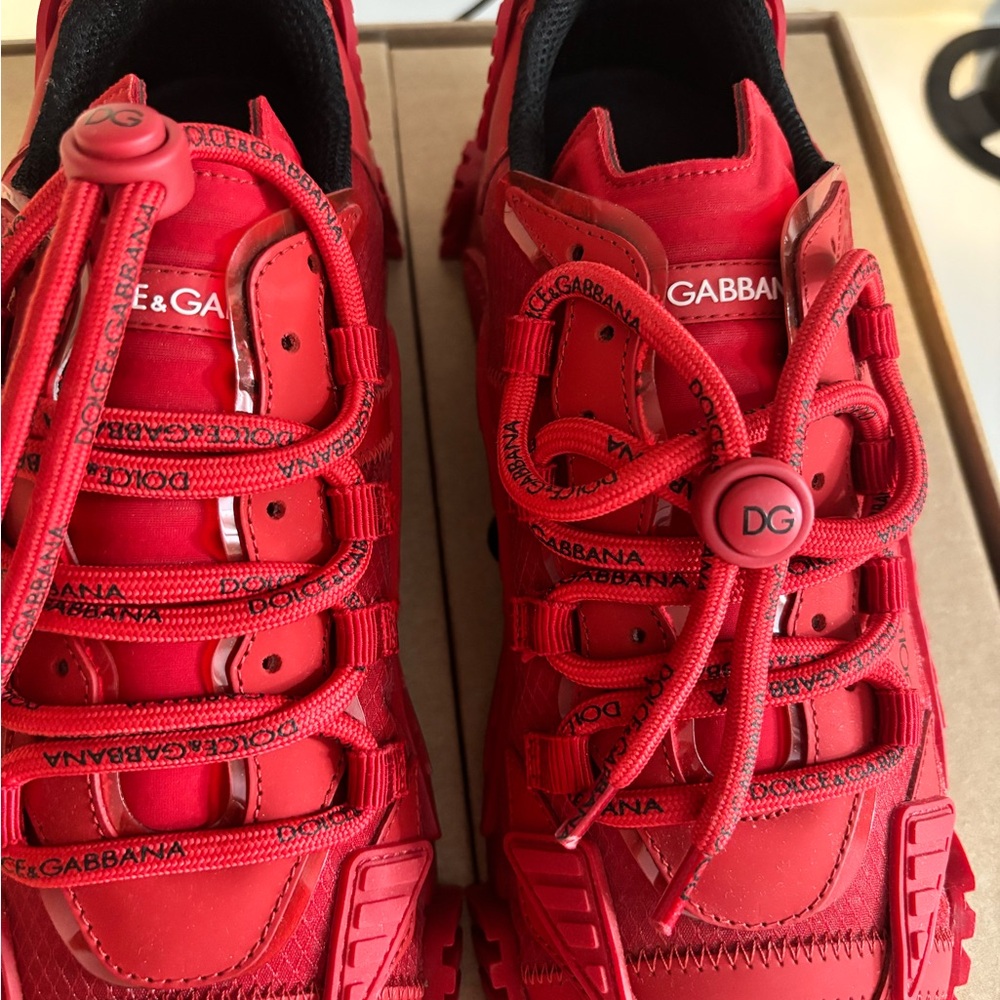 D & G Red Sneakers